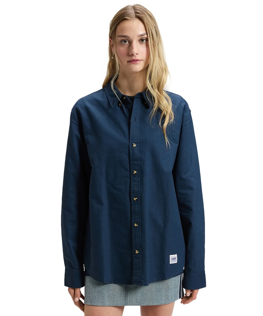 Koszula Lee WORKWEAR BUTTON DOWN 112386440 Insignia Blue XXL