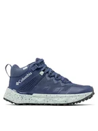 Buty trekkingowe damskie - Columbia Trekkingi Facet 75 Mid Outdry 2100111 Niebieski - miniaturka - grafika 1
