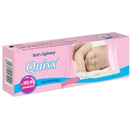 Testy ciążowe i diagnostyczne - Quixx, test ciążowy, strumieniowy, czuły 25 mIU/ml, 1 sztuka - miniaturka - grafika 1