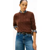 Swetry damskie - Tommy Hilfiger Wełniany sweter | Regular Fit - miniaturka - grafika 1