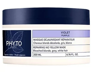 Phyto Purple Regenerująca maska No Yellow 200ml - Maski do włosów - miniaturka - grafika 1