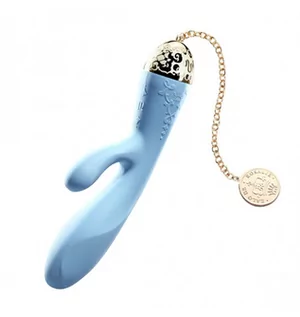 Wibratory i masażery - zalo Wibrator - Zalo Rosalie Rabbit Vibrator Royal Blue - grafika 1