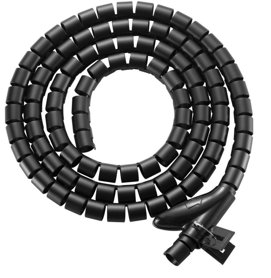 EVOLVEO CableHold, organizator kabli, 2,5 m x 2 cm, samozaciskowy, czarny