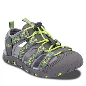 Buty dla chłopców - Sandały CMP Kids Sahiph30q9524 GRAFFITE-LIME GRREN 77UN - grafika 1