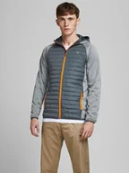 Kurtki męskie - Jack&Jones kurtka pikowana JJEMULTI QUILTED JACKET 12182242 GREY MELANGE/SET-IN SLE XL - miniaturka - grafika 1