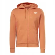 Bluzy męskie - REEBOK - BLUZA MĘSKA ROZPINANA Z KAPTUREM - RL LEFT CHEST LOGO FZ HS4881 - miniaturka - grafika 1