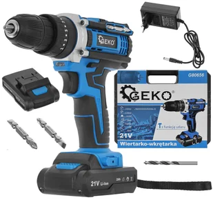 Geko G80656 21V 2xAku - Wiertarko-wkrętarki akumulatorowe - miniaturka - grafika 1