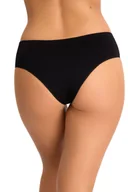 Majtki damskie - Brazyliany damskie bikini Sofia 009 bezszwowe czarne XL - miniaturka - grafika 1