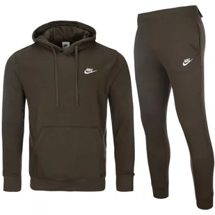 Nike khaki komplet dresowy męski spodnie bluza CZ7857-326 M - Dresy męskie - miniaturka - grafika 1