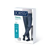Bielizna lecznicza - JOBST Travel podkolanówki uciskowe dla podróżujących beżowe - rozmiar V - miniaturka - grafika 1