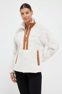 Columbia bluza damska kolor beżowy gładka - Bluzy damskie - miniaturka - grafika 1