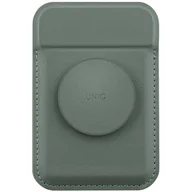 Portfele - Etui portfel UNIQ Flixa MagSafe Zielony - miniaturka - grafika 1