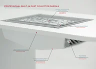 Pozostałe urządzenia kosmetyczne - Shemax Pochłaniacz Pyłu Do Manicure Smart V-Pro - Do Zabudowy BIAŁY - miniaturka - grafika 1