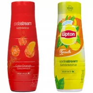 Syropy i koncentraty owocowe - Syrop do SodaStream Cola Orange 440ml + Lipton Ice Tea Brzoskwinia 440 ml - miniaturka - grafika 1