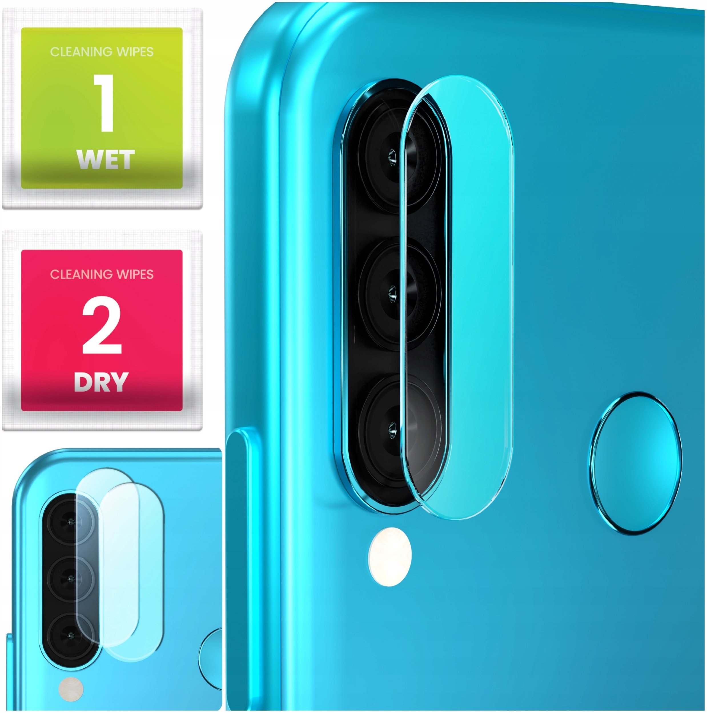 2-PAK Szkło Na Aparat Do Huawei P30 Lite Hartowane, Na Obiektyw, Ochronne