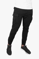 Spodnie męskie - Alpha Industries spodnie bawełniane Airman Pant kolor czarny 188201.03 - miniaturka - grafika 1