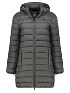 Kurtki damskie - Geographical Norway Płaszcz pikowany "Atikamap" w kolorze ciemnoszarym - miniaturka - grafika 1