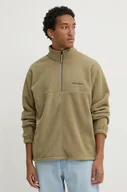 Bluzy męskie - Dickies bluza polarowa PINESDALE kolor zielony gładka DK0A864D - miniaturka - grafika 1