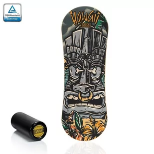Deska do balansowania TRICKBOARD CLASSIC HAWAII z czarnym wałkiem TÜV - Deskorolki - miniaturka - grafika 1