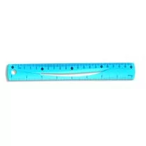 TETIS LINIJKA elastyczna 20cm niebieska BL020ZB BL020NB - Linijki, ekierki - miniaturka - grafika 2