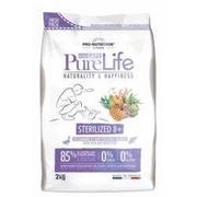 Sucha karma dla kotów - PNF PROTECT Pure Life Sterilized 8+  0,4 kg - miniaturka - grafika 1