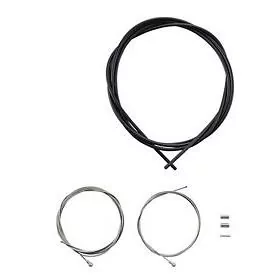 Shimano Shimano Zestaw przewodów hamulcowych, grey/black Road-stal nierdzewna 2020 Linki i osłonki hamulcowe Y-80098019 - Części rowerowe - miniaturka - grafika 1