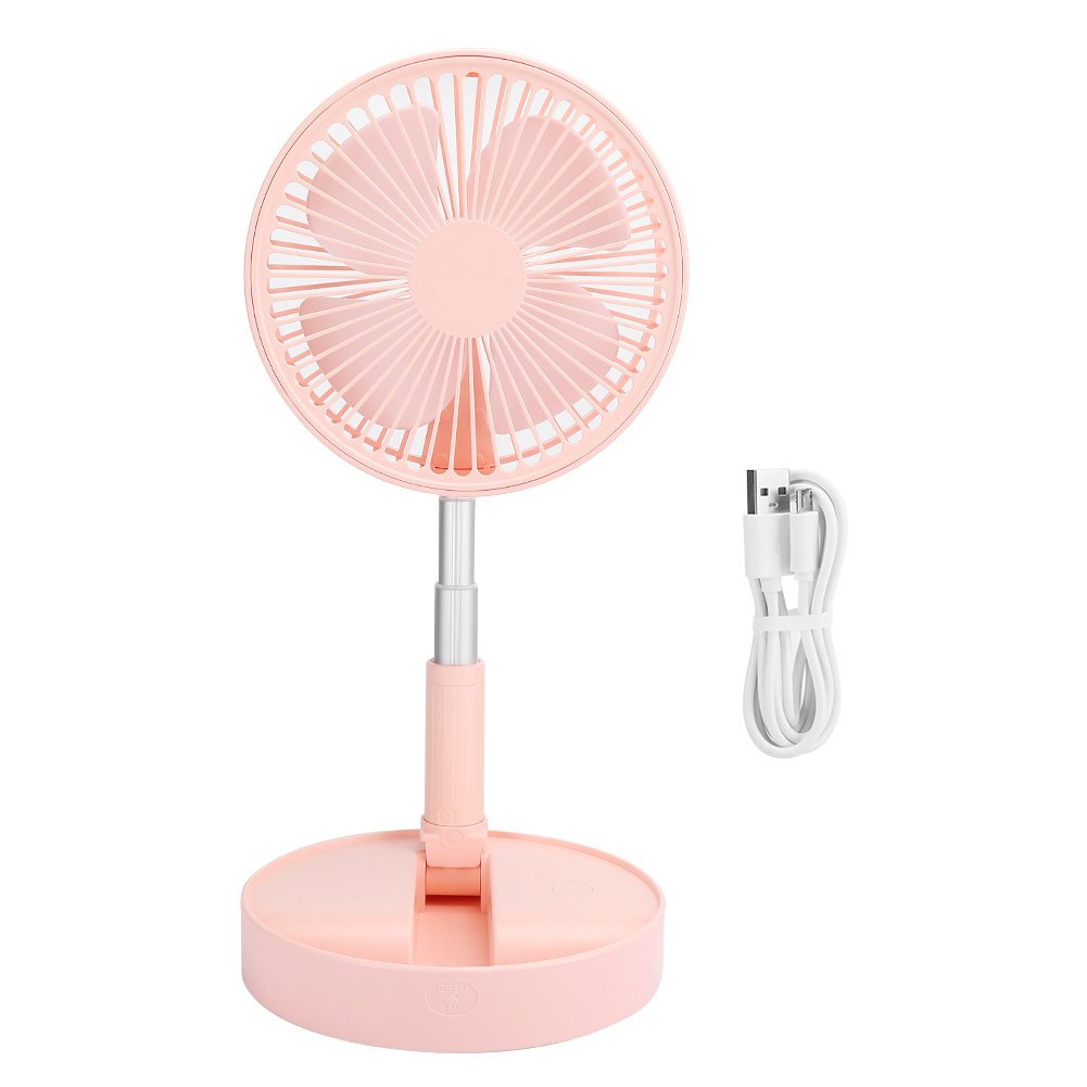 E1681 Akumulatorowy miniaturowy wentylator biurkowy ze złączem USB, składany