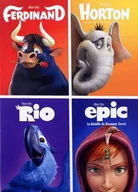 Kino familijne DVD - Pakiet: Fernando / Horton słyszy ktosia! / Rio / Tajemnica zielonego królestwa - miniaturka - grafika 1