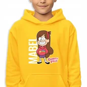 Bluzy dla dziewczynek - Bluza Dziecięca Z Kapturem Bawełniana 116 Cm Mabel Wysoka Jakość Wzory - miniaturka - grafika 1