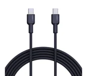 Kable USB - Aukey CB-NCC1-BK USB-C - USB-C, PD 60W, 1m, czarny - miniaturka - grafika 1