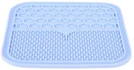 Zabawki dla kotów - ZOLUX Mata silikonowa do lizania dla psa i kota L Giant niebieska 30x30 cm - miniaturka - grafika 1