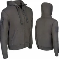 Bluzy męskie - Bluza Męska Rozpinana z Kapturem Kombat UK SPEC-OPS - Szara XXL - miniaturka - grafika 1