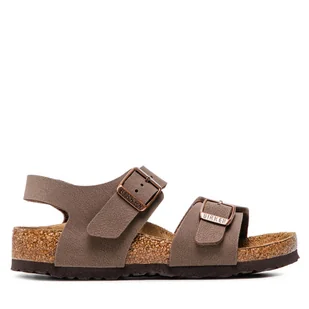 Sandały Birkenstock New York Kids Bf 87783 Brązowy - Buty dla chłopców - miniaturka - grafika 1