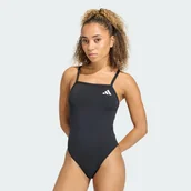 Stroje kąpielowe - Strój kąpielowy na cienkich ramiączkach z tyłem w kształcie litery V - Adidas - miniaturka - grafika 1