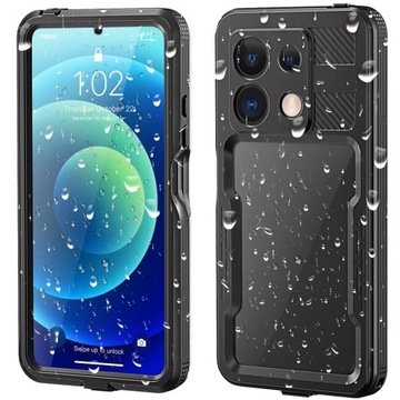 Etui wodoodporne do Xiaomi Redmi Note 13 5G, case, pancerne, wodoszczelne
