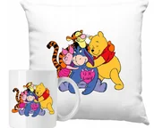 Gadżety dla niej i dla niego - ZESTAW PODUSZKA + KUBEK Kubuś Puchatek I Przyjaciele Pomysł Na Prezent - miniaturka - grafika 1