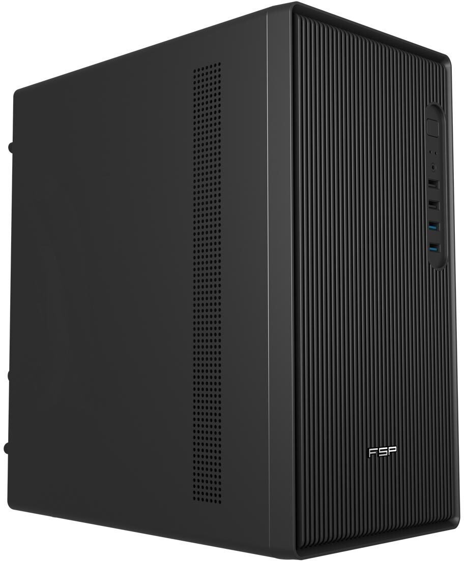 FSP Case S120 Black Mid Tower Power supply included No S120-B
