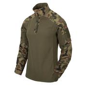 Odzież taktyczna i umundurowanie - Bluza Helikon-Tex MCDU Combat Shirt NyCo Ripstop PL Woodland - miniaturka - grafika 1