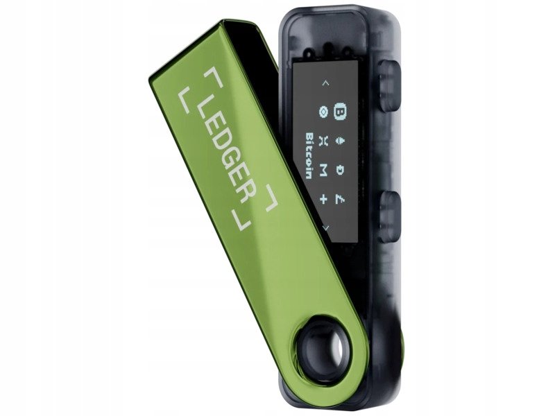Portfel kryptowalut Ledger Nano S Plus Zielono-szary