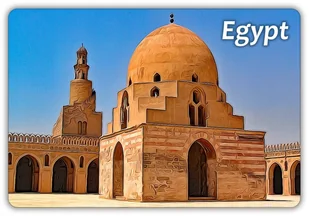 EGIPT - Meczet - Kair - Magnes na lodówkę - Magnesy - miniaturka - grafika 1