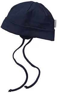 Sterntaler Dziewczęca czapka beanie z czapką przeciwsłoneczną, Niebieski (morski 300), Rozmiar Uniwersalny (Rozmiar Producenta: 37) - Czapki damskie - miniaturka - grafika 1