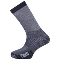 Odzież trekkingowa damska - Skarpety z wełny Merino Teko ecoHIKING Medium Full Cushion 3.0 Charcoal - miniaturka - grafika 1