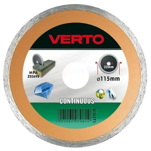Verto Tarcza diamentowa 125mm, pełna, , 61H2P5 - Materiały ścierne - miniaturka - grafika 5