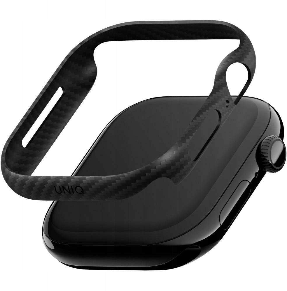 Etui UNIQ Keva Verge do Apple Watch Series 10 / 11 42mm czarny