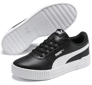 Sneakersy damskie - Buty sportowe Puma Carina L 35,5 czarne sneakersy - grafika 1