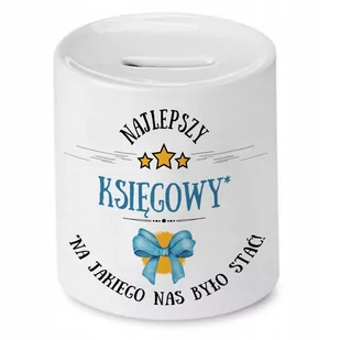 Skarbonka Dla Księgowego na Urodziny Prezent z Nadrukiem ze Zdjęciem - Skarbonki - miniaturka - grafika 1