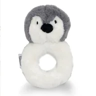 Grzechotki dla dzieci - Grzechotka Miękka Jollein Pingwin Storm Grey - miniaturka - grafika 1