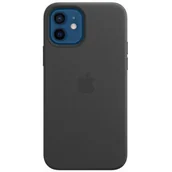 Etui i futerały do telefonów - APPLE Portfel Leather Case do iPhone 12/12 Pro Czarny | MHKG3ZM/A - miniaturka - grafika 1