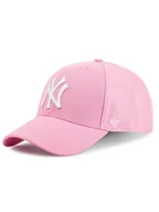 Czapki damskie - New York 47 Brand Czapka z daszkiem Yankees B-MVPSP17WBP-RS Różowy - miniaturka - grafika 1