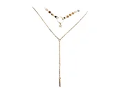 Naszyjniki - Złoty naszyjnik krawatka na prezent choker - miniaturka - grafika 1